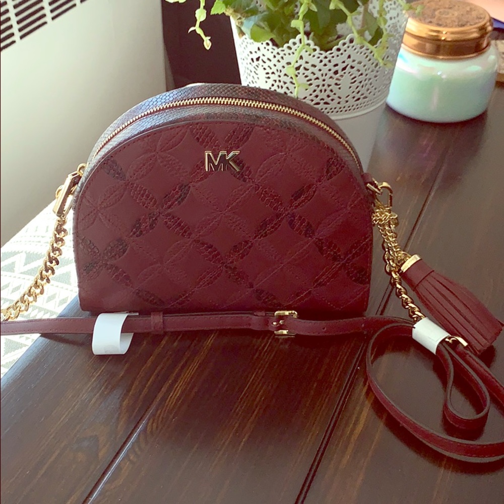NWOT Michael Kors Half Moon crossbody bag